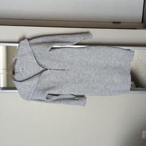 Light gray sweater dress